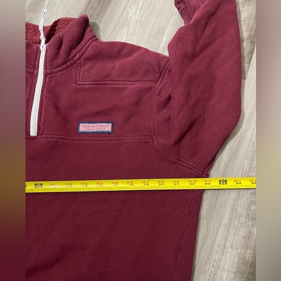 Vineyard Vines Men’s Quarter Zip Red Sweater Small - Picture 8 of 8